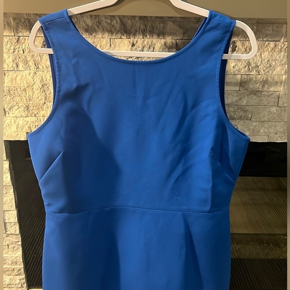 J. Crew Blue Sheath Mini cocktail Dress size 14 - Picture 3 of 10